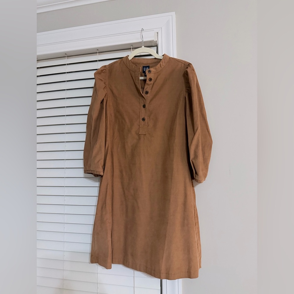 GAP Tan Corduroy Dress